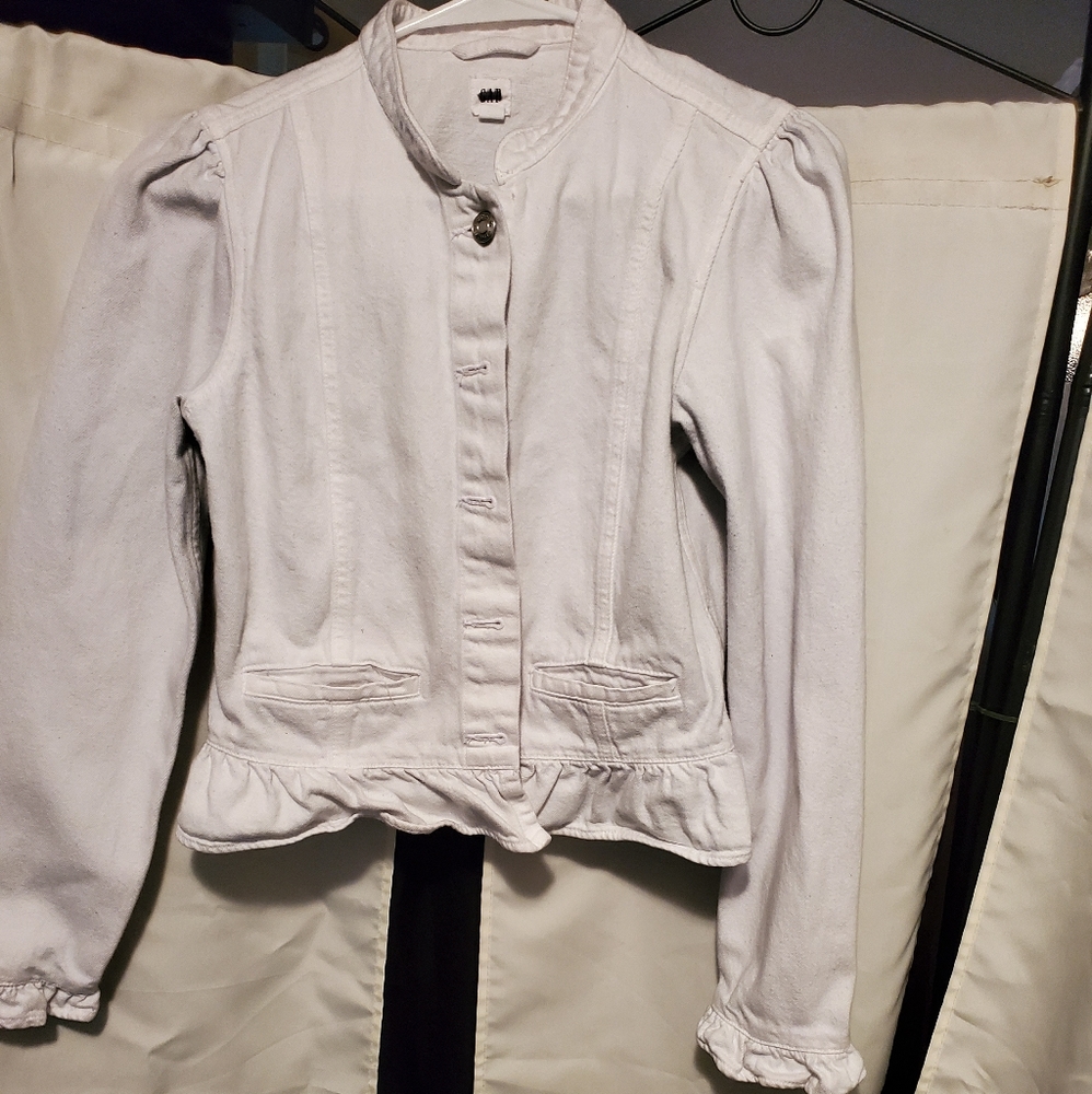 White Jean Jacket